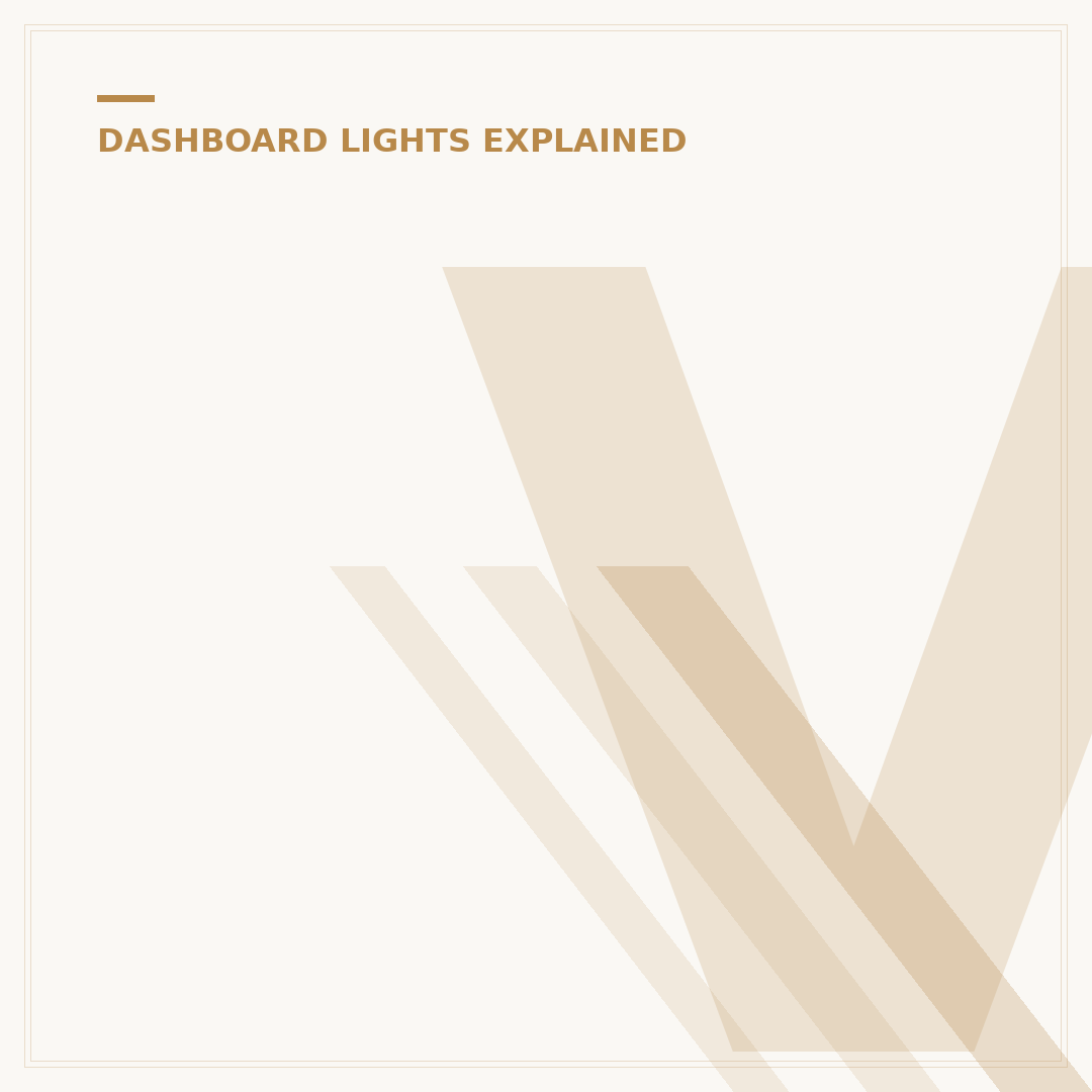 Vauxhall Dashboard Lights Explained: What They Mean