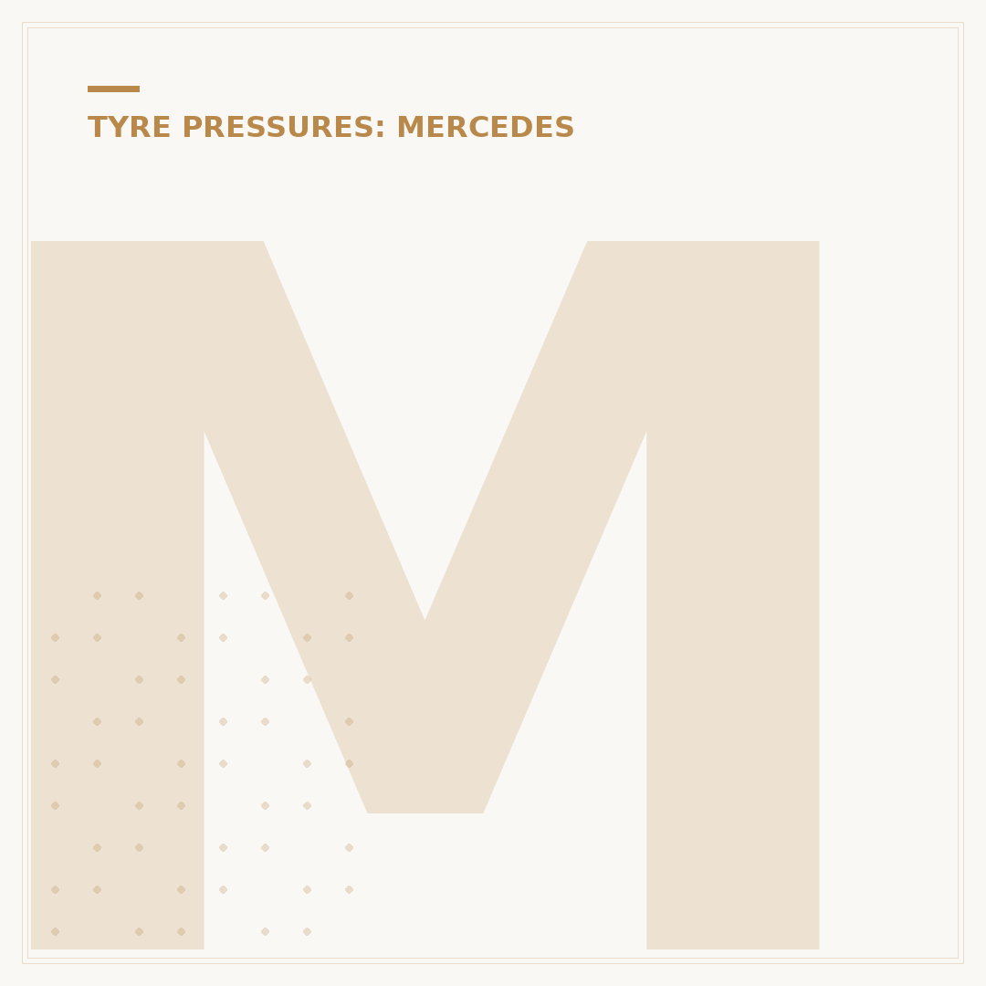 Mercedes Vito Tyre Pressure: What to Check