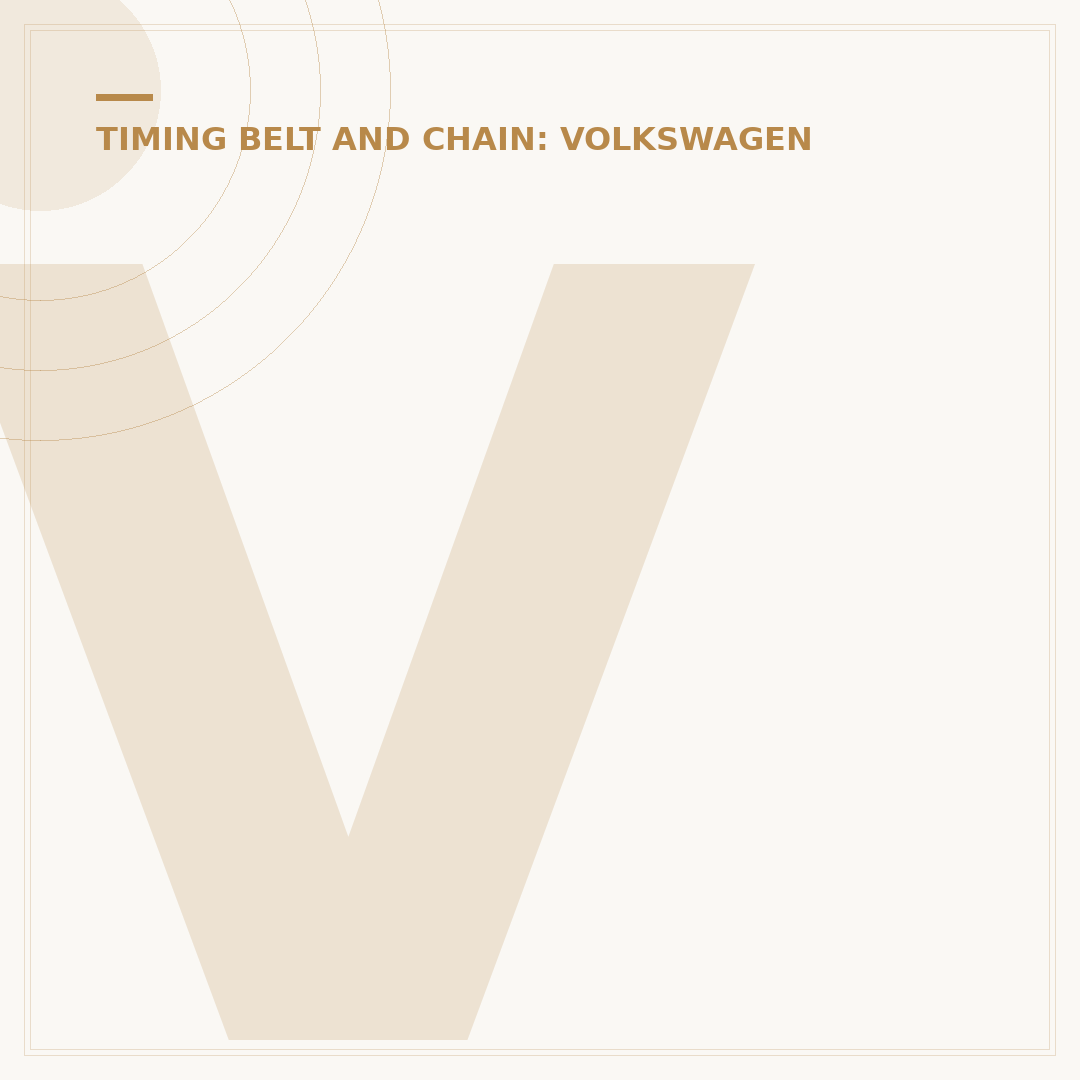 Volkswagen Golf Timing Belt: Signs, Causes & Replacement