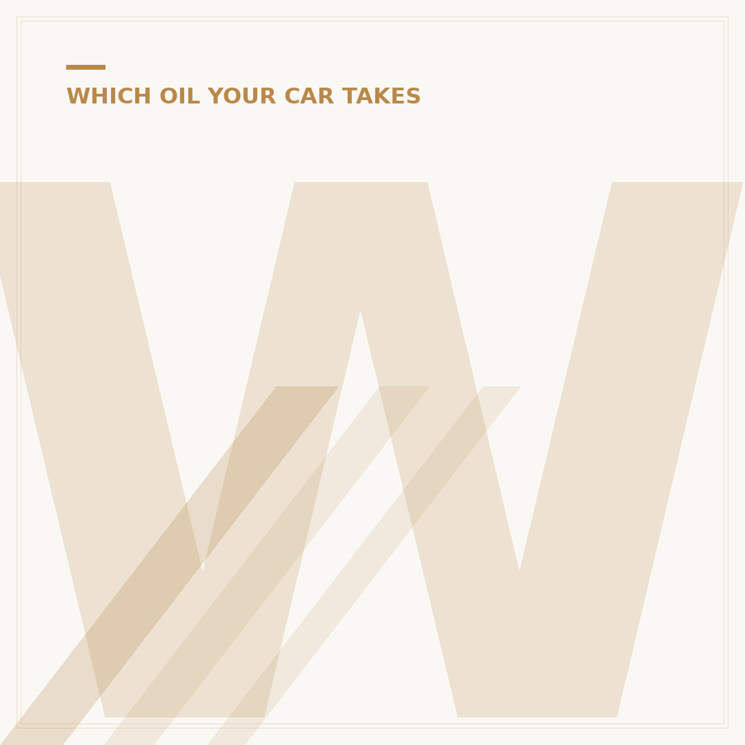 What Oil Goes Into My Car: Finding Your Vehicle's Type