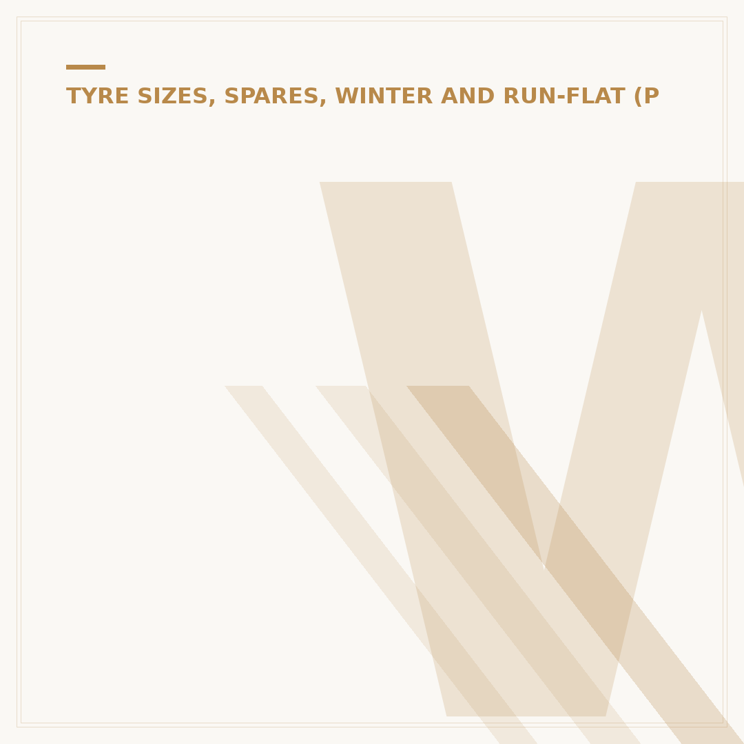 Winter Wheels and Tyres Explained