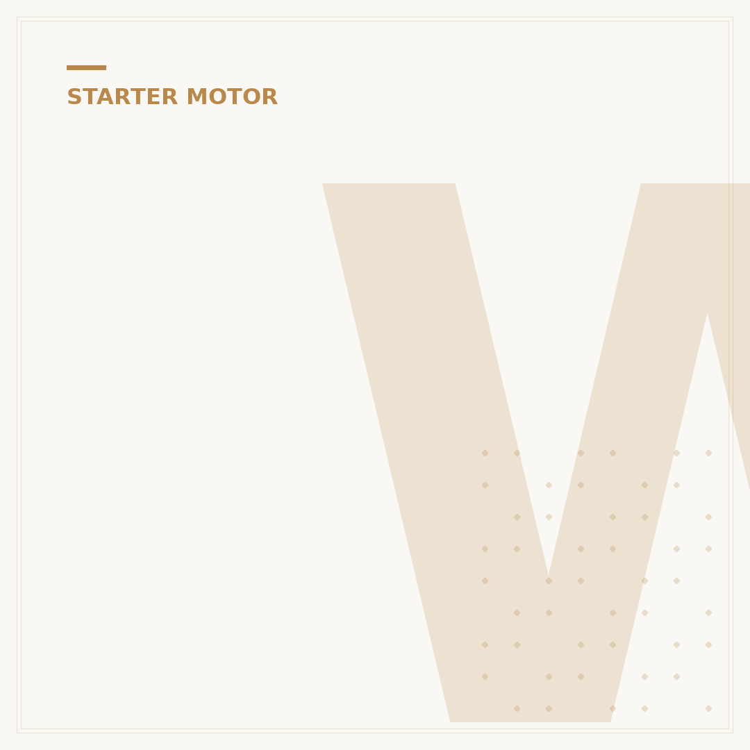 Wiring a Starter Motor: Connecting It Correctly