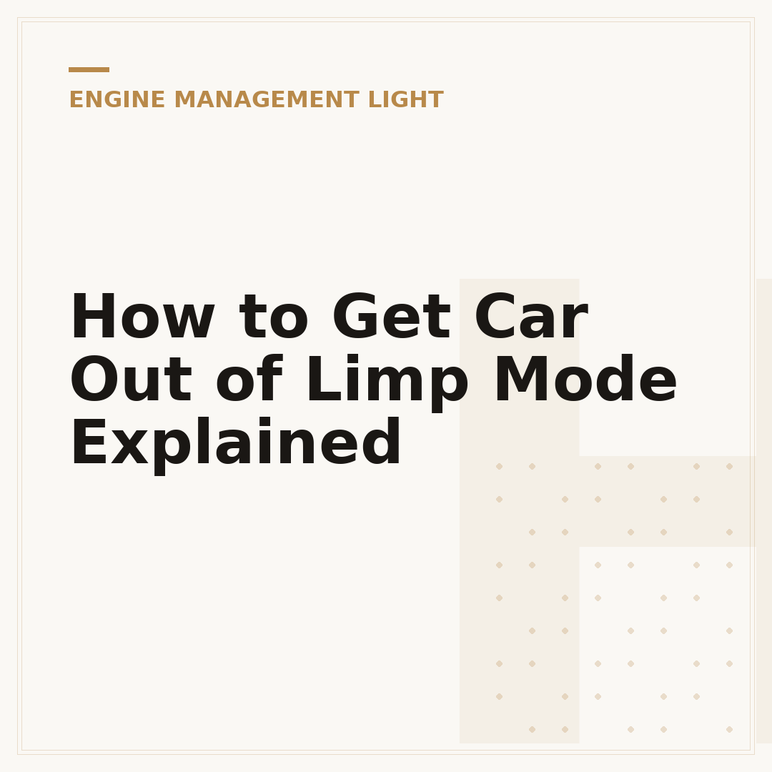 How to Get Car Out of Limp Mode Explained