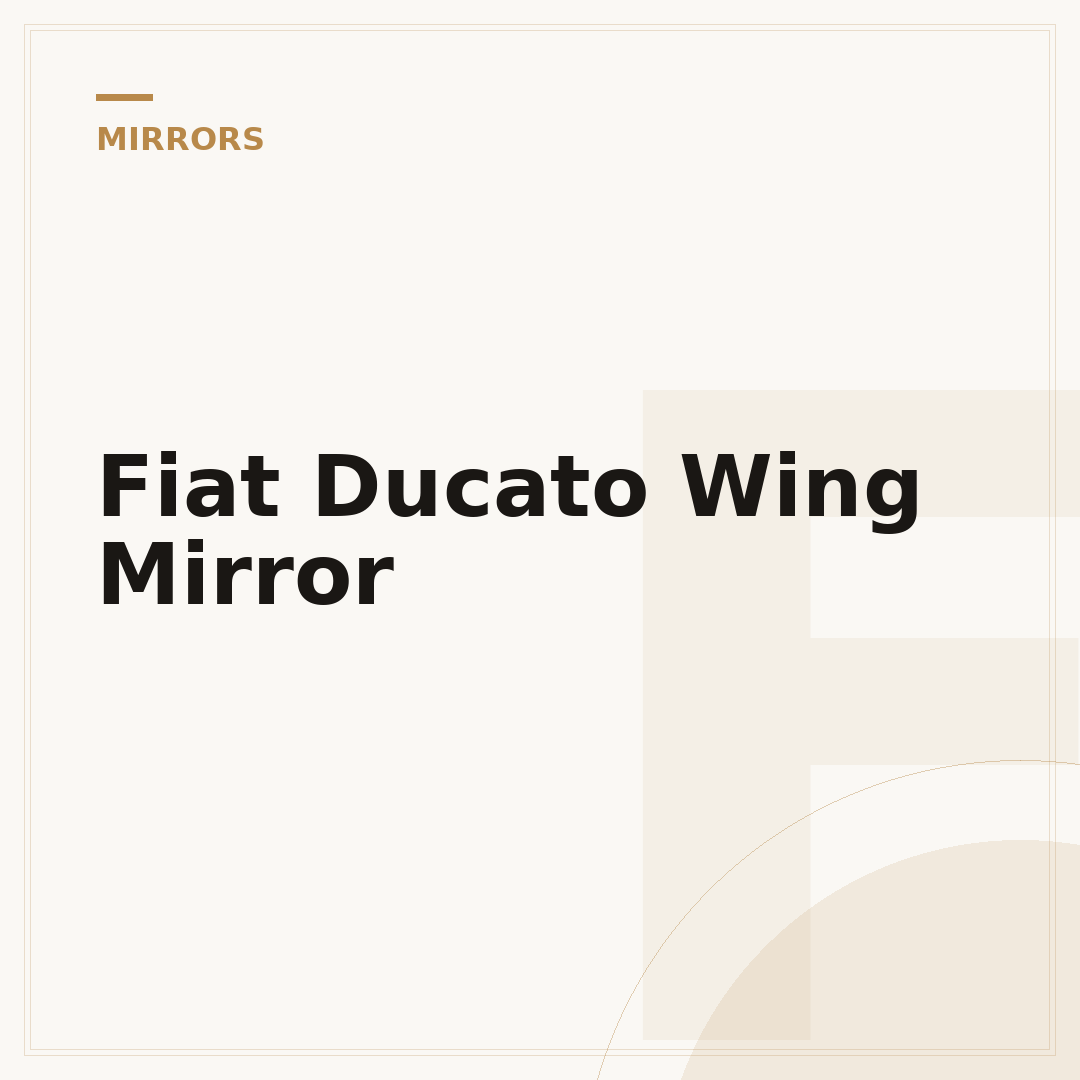 Fiat Ducato Wing Mirror