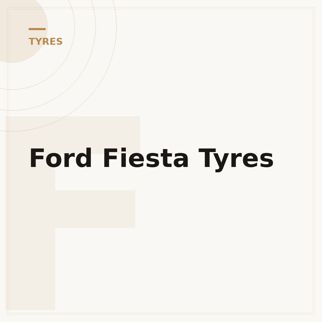 Ford Fiesta Tyres