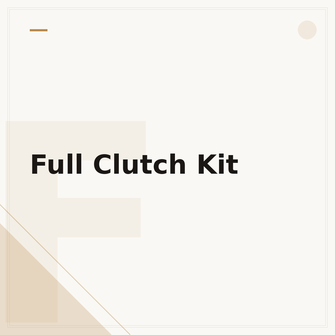 Full Clutch Kit