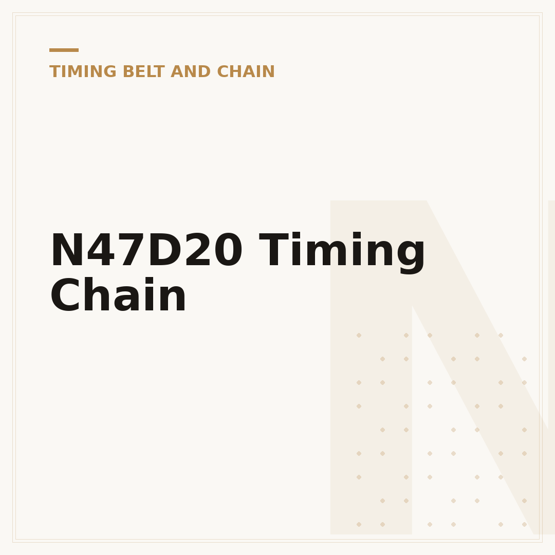 N47D20 Timing Chain