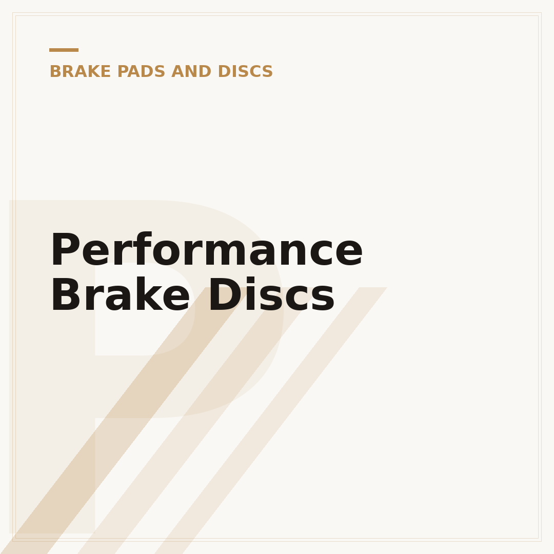 Performance Brake Discs