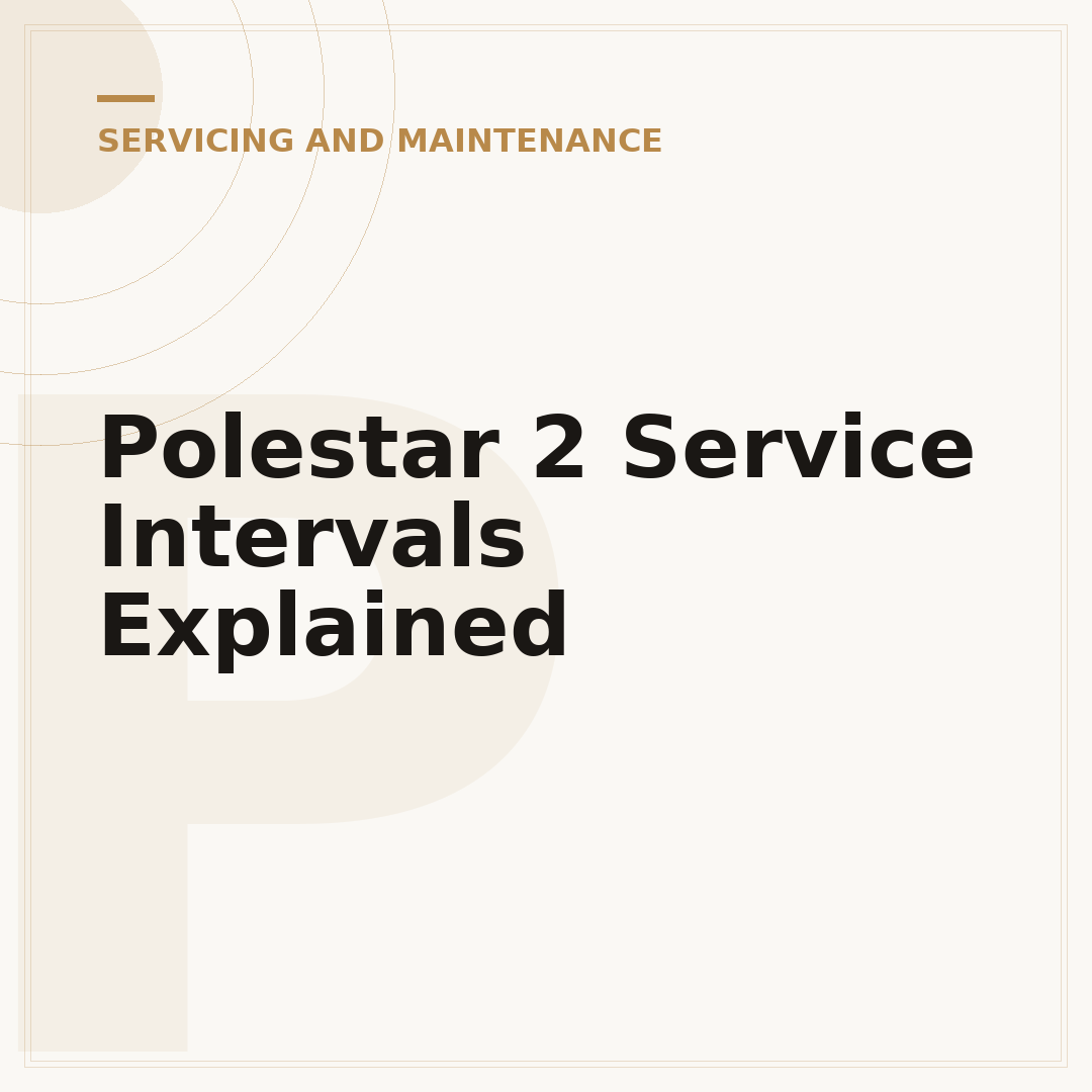 Polestar 2 Service Intervals Explained