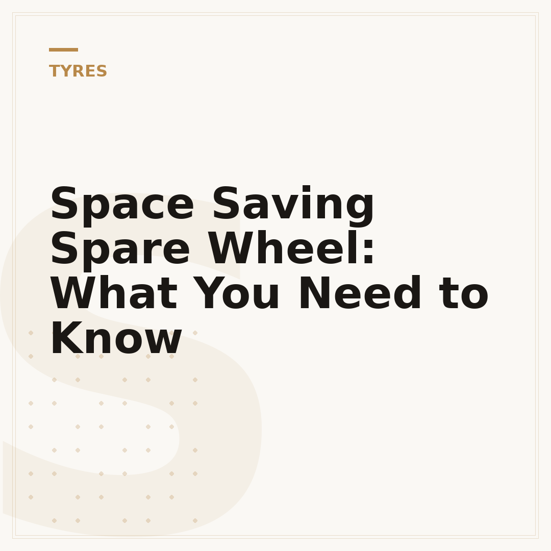 Space Saving Spare Wheel: What You Need to Know