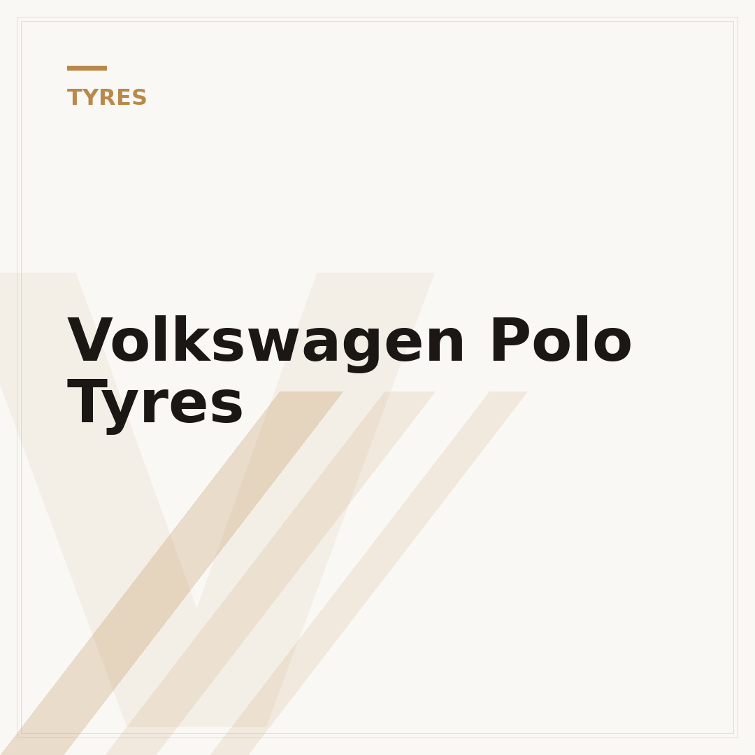 Volkswagen Polo Tyres